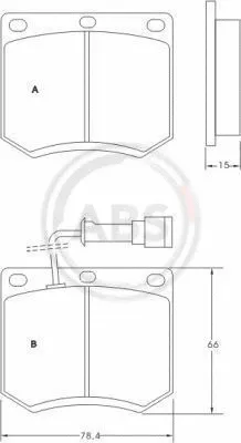 Brake Pad Set, disc brake (36486)