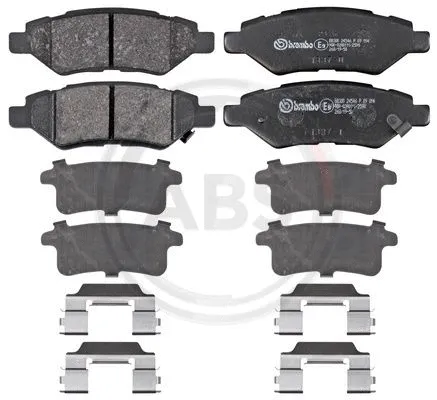 Brake Pad Set, disc brake (P09014)