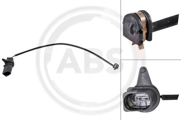 Warning Contact, brake pad wear (39647)