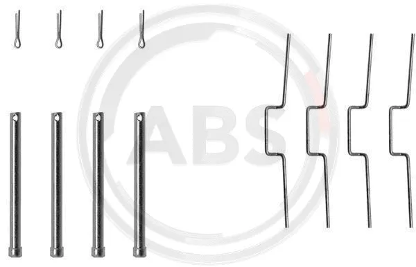 Accessory Kit, disc brake pad (1176Q)