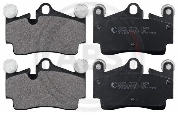 Brake Pad Set, disc brake (37365)