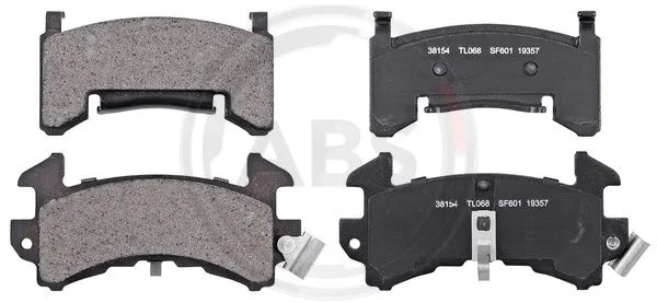 Brake Pad Set, disc brake (38154)