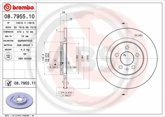 Brake Disc (08.7955.11)