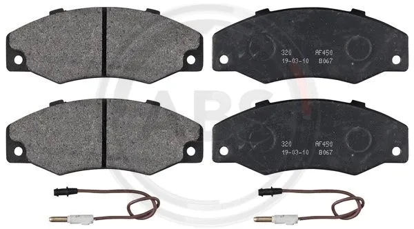 Brake Pad Set, disc brake (36577)