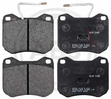 Brake Pad Set, disc brake (36107)