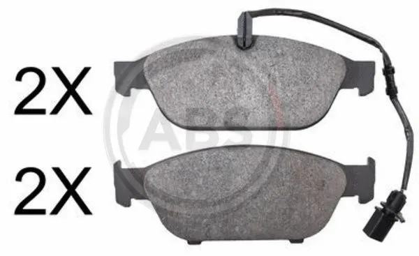 Brake Pad Set, disc brake (37854)
