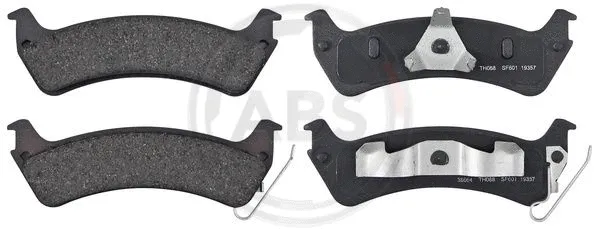 Brake Pad Set, disc brake (38664)
