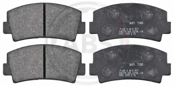 Brake Pad Set, disc brake (36071)