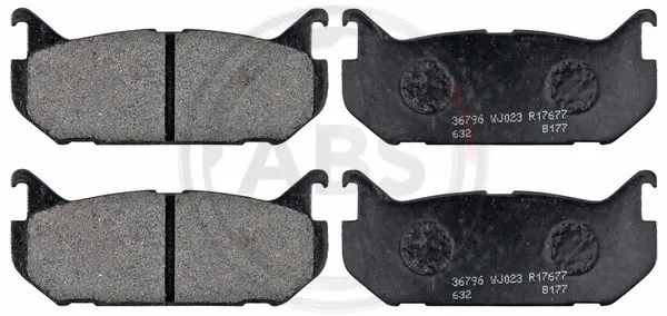 Brake Pad Set, disc brake (36796)