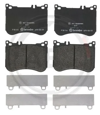 Brake Pad Set, disc brake (P 50 114)