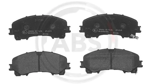 Brake Pad Set, disc brake (P56106)