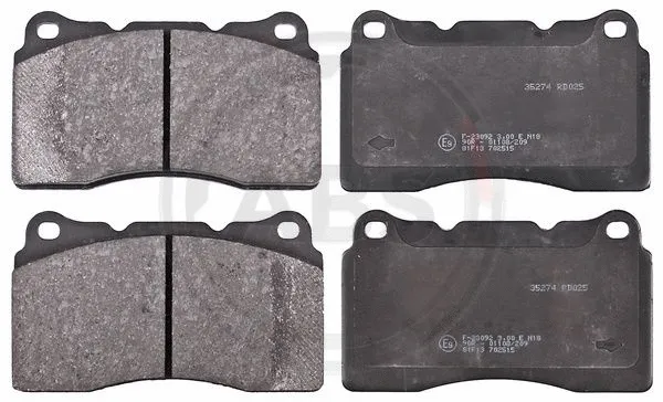 Brake Pad Set, disc brake (35274)