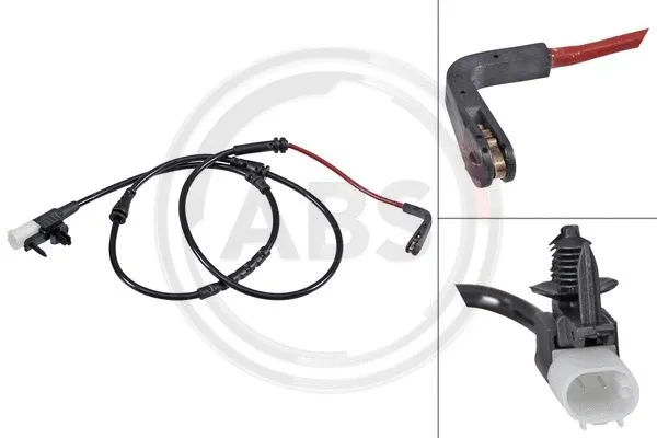 Warning Contact, brake pad wear (39414)