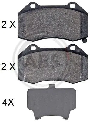 Brake Pad Set, disc brake (35071)
