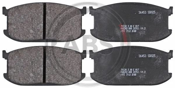 Brake Pad Set, disc brake (36453)