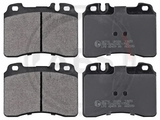 Brake Pad Set, disc brake (36716)