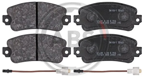 Brake Pad Set, disc brake (36103/1)