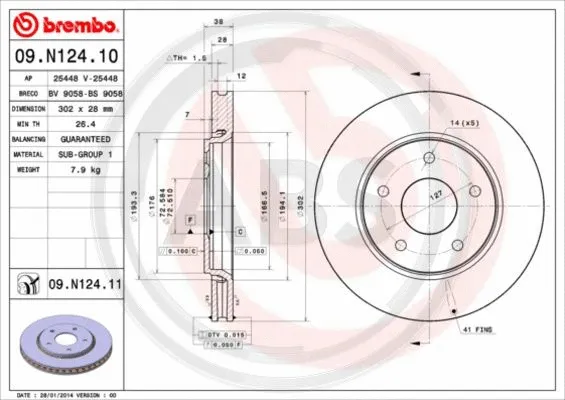 Brake Disc (09.N124.11)