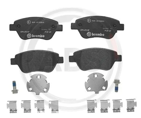 Brake Pad Set, disc brake (P23169)