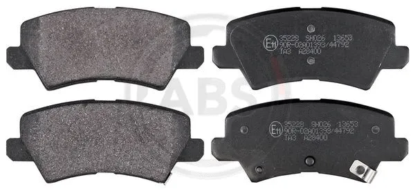 Brake Pad Set, disc brake (35228)