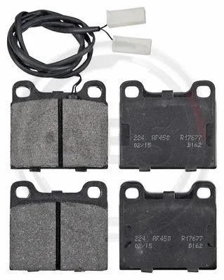 Brake Pad Set, disc brake (36005)