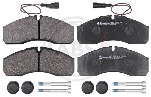 Brake Pad Set, disc brake (P56123)