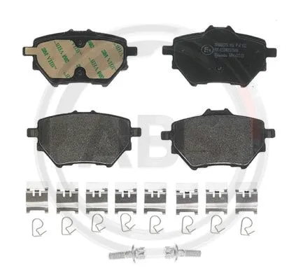 Brake Pad Set, disc brake (P61122)
