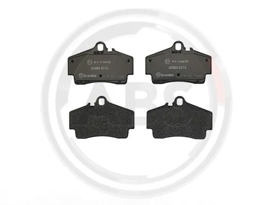 Brake Pad Set, disc brake (P65008)