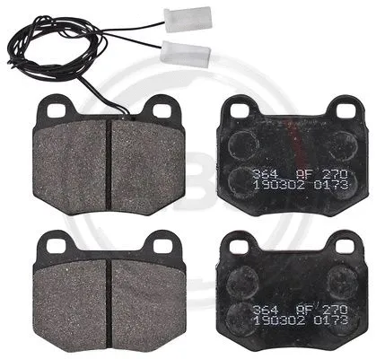 Brake Pad Set, disc brake (36582)