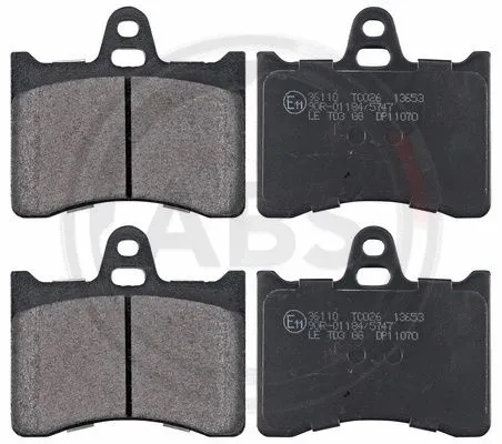 Brake Pad Set, disc brake (36110)
