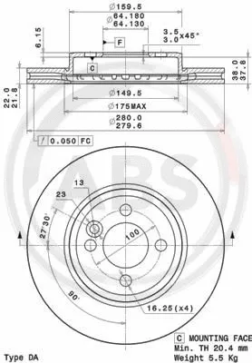 Brake Disc (09.A761.11)
