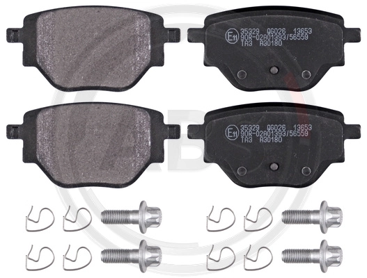 Brake Pad Set, disc brake (35329)