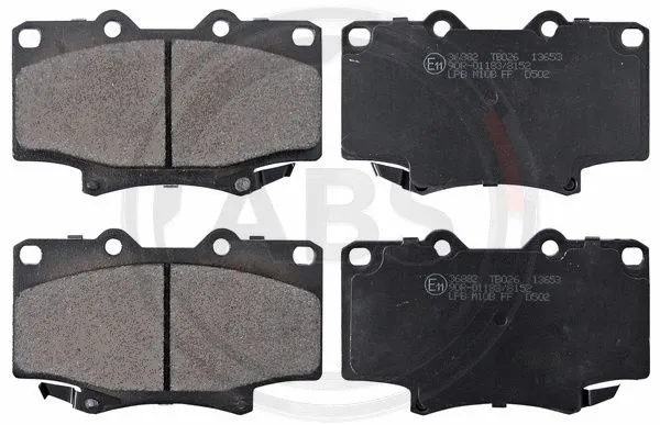 Brake Pad Set, disc brake (36882)