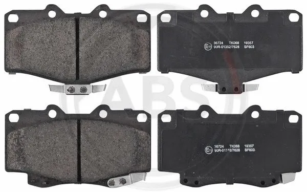 Brake Pad Set, disc brake (36724)