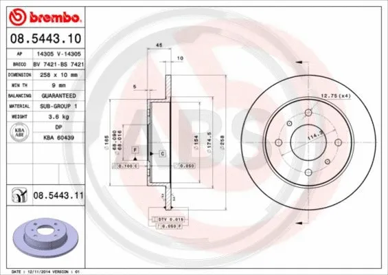 Brake Disc (08.5443.11)