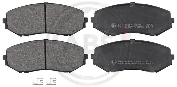 Brake Pad Set, disc brake (37531)