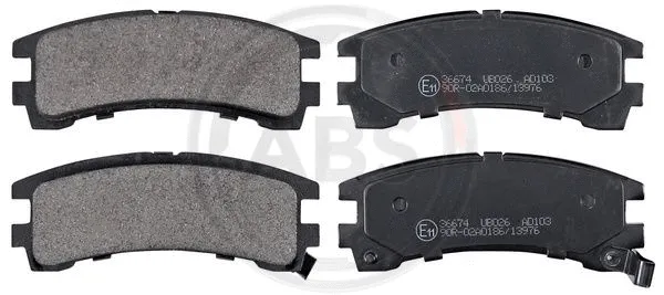 Brake Pad Set, disc brake (36674)