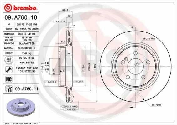 Brake Disc (09.A760.11)