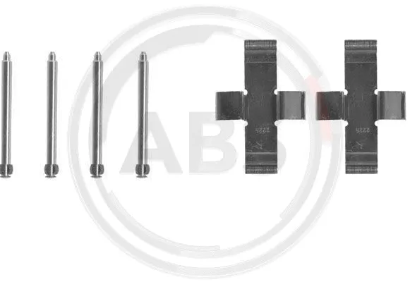 Accessory Kit, disc brake pad (0916Q)