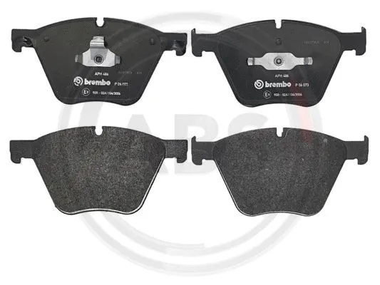 Brake Pad Set, disc brake (P06073)