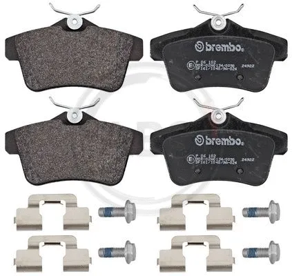 Brake Pad Set, disc brake (P06102)