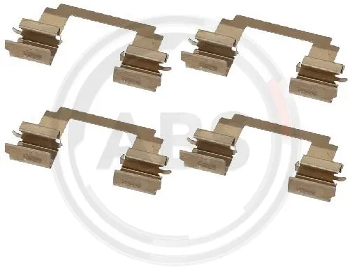 Accessory Kit, disc brake pad (1627Q)