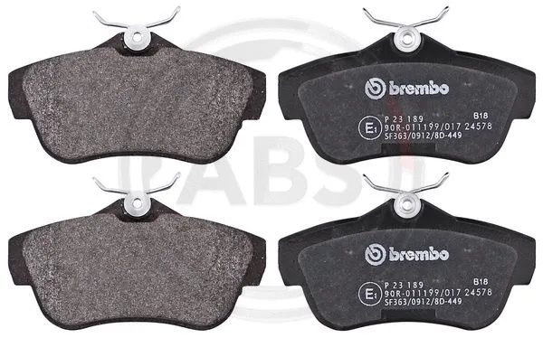 Brake Pad Set, disc brake (P23189)