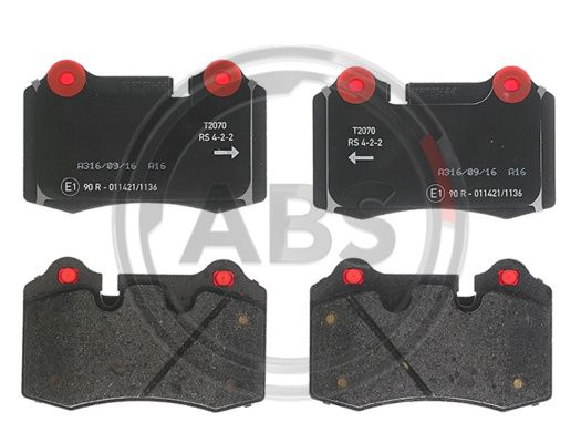 Brake Pad Set, disc brake (P02003)