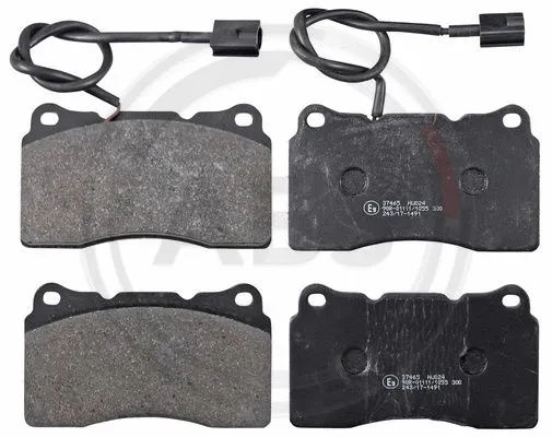 Brake Pad Set, disc brake (37465)
