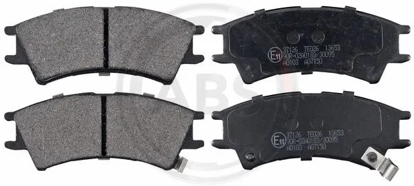 Brake Pad Set, disc brake (37126)