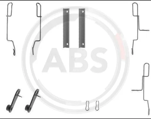 Accessory Kit, disc brake pad (1188Q)
