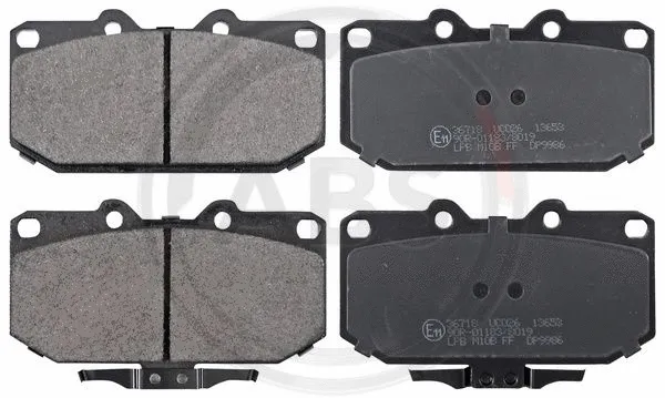 Brake Pad Set, disc brake (36718)