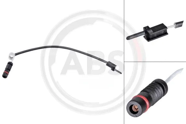 Warning Contact, brake pad wear (39596)
