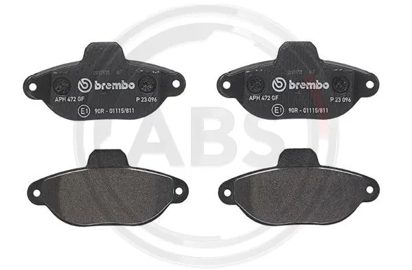 Brake Pad Set, disc brake (P23096)